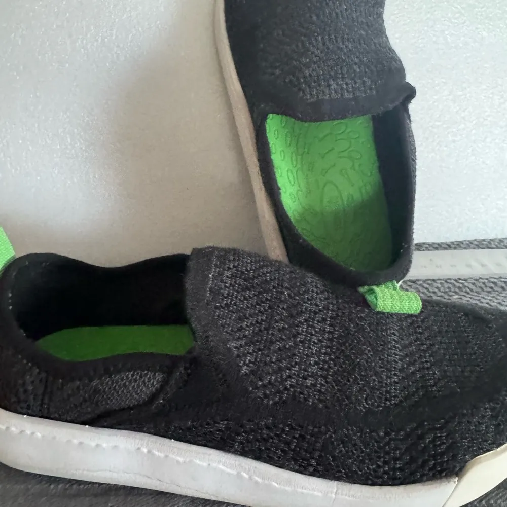 Sanuk Chiba Quest Black and White knit Women's Sneakers 7 - Image 8