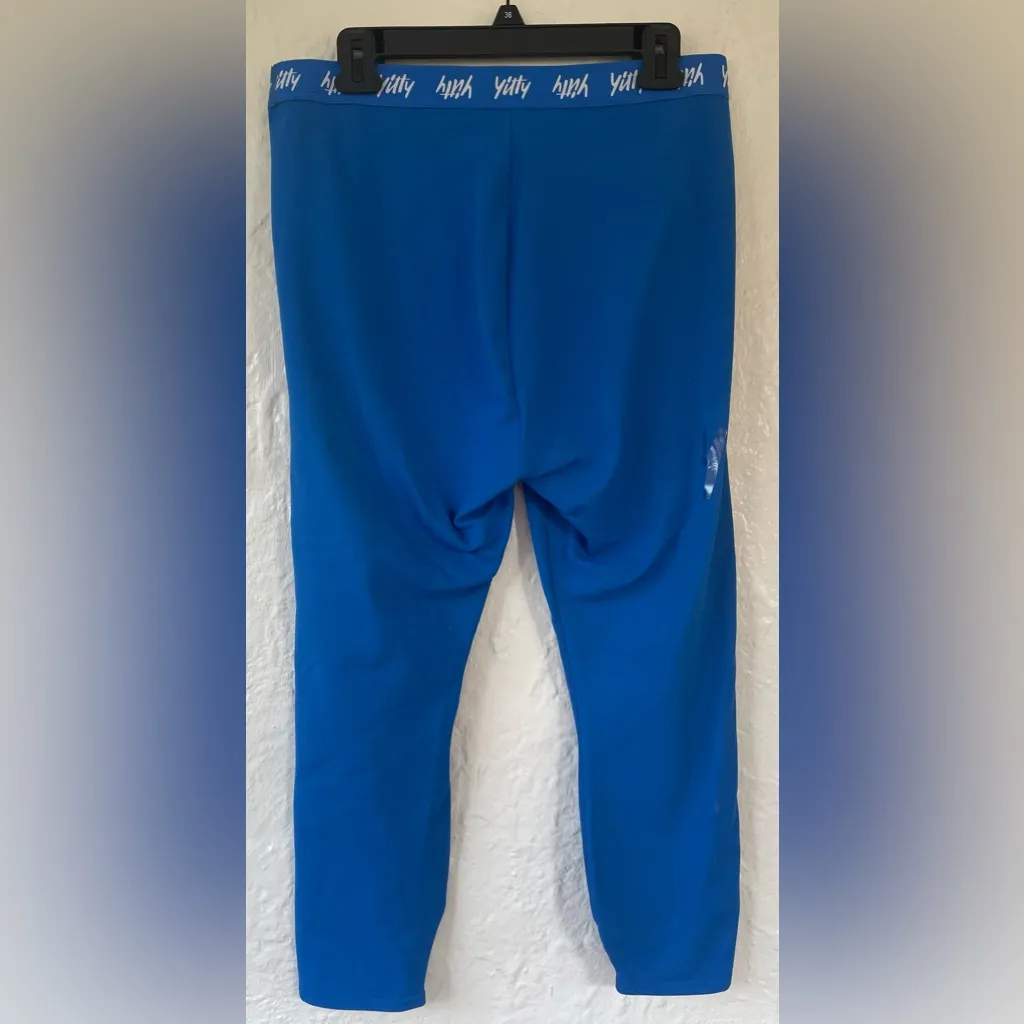 Yitty Major Label Plus Shaping High Waist Bright Blue Logo Legging; size 1X - Image 4