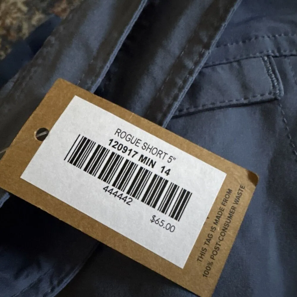 Title Nine Nimblene Rogue Shorts 5" for Summer Blue Size 14 Zip Snap - NEW READ - Image 4