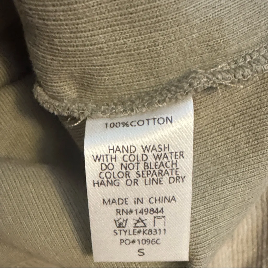 Zutter Free Free Bird Beige Ribbed Crewneck Sweatshirt Tan - Image 7