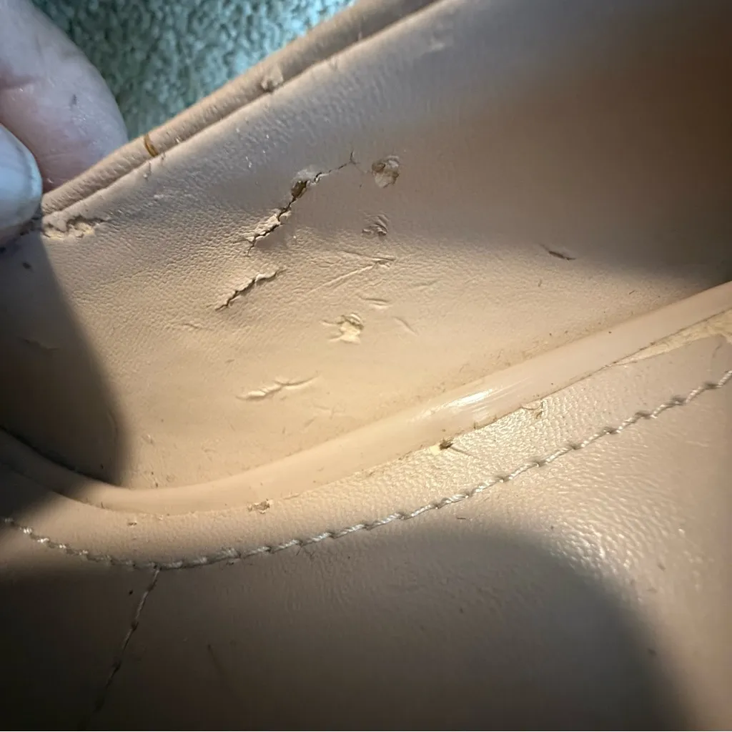 Women's Charles by Charles Leather Tan NudeHigh Heels Pumps Rounded Seam Toe 8.5 - Image 5