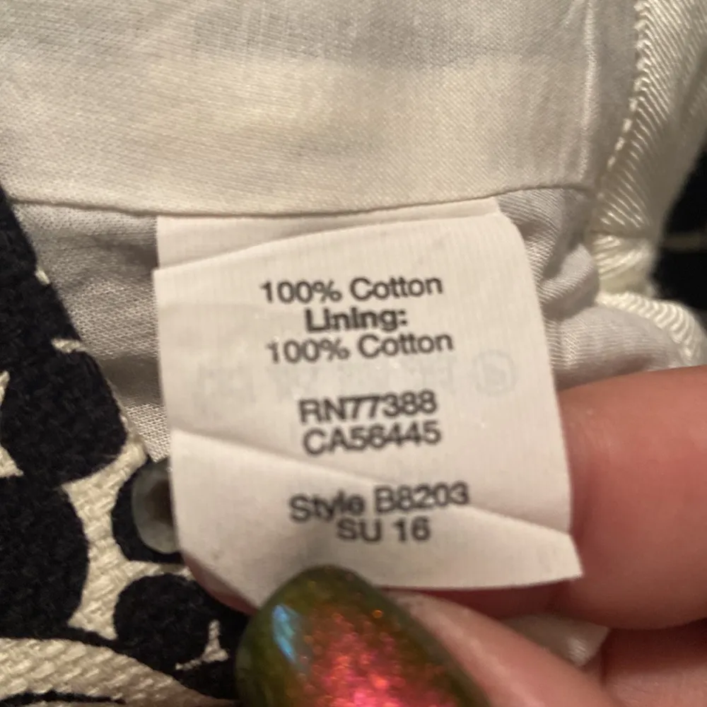 J. Crew Black and White Floral Pencil Skirt - Image 7