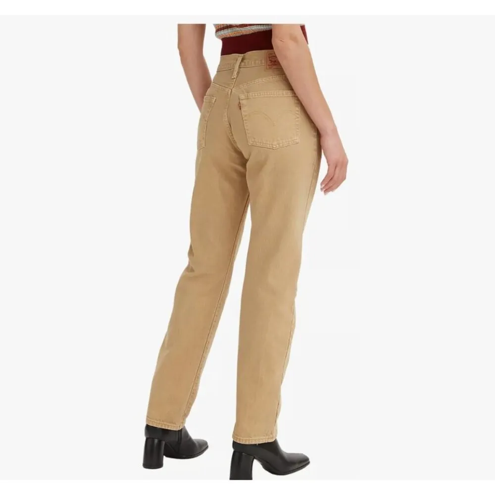 Levi's Women's 501 Original Fit Tan Size 28x30 - Image 4