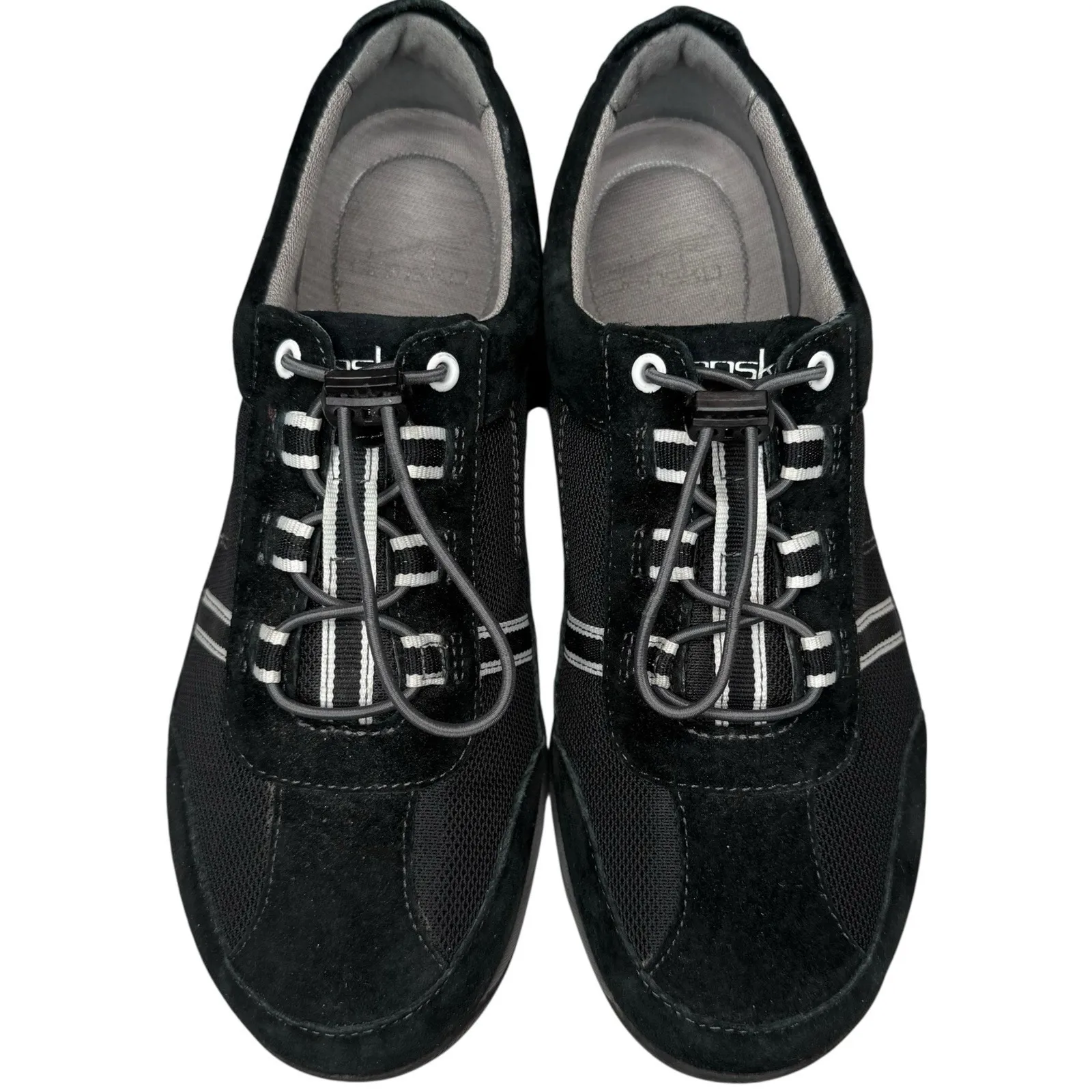 Dansko‎ Helen Black Suede Leather Sneaker Comfort Shoes Size 40 EU / US 9.5 - 10 - Image 5