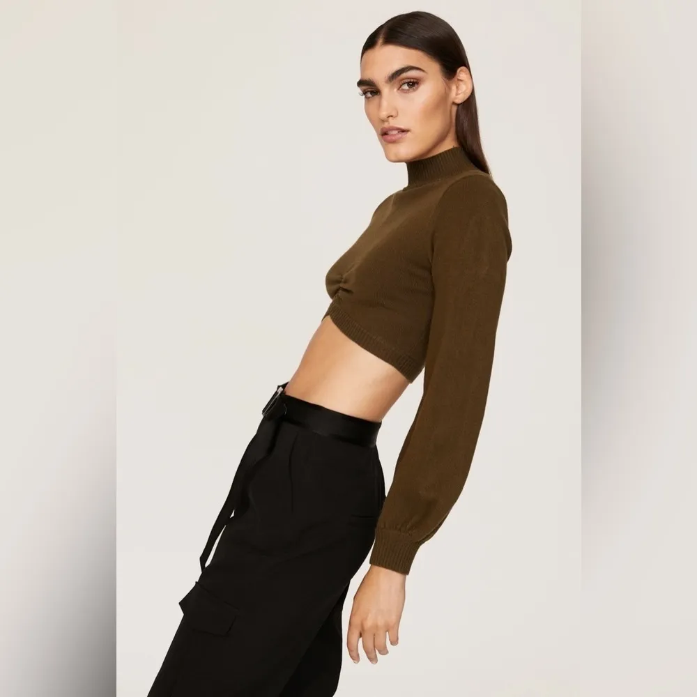 SACHIN + BABI Mara Knit Top In Olive - Image 3