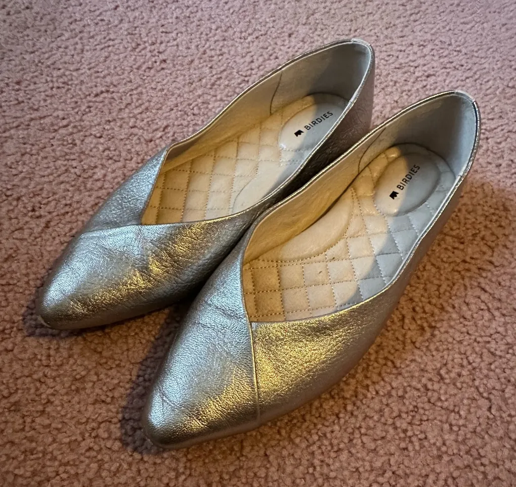 Birdies The Goldfinch pointed toe ballet flats 6.5 Flats Slip On Arch Support - Image 1