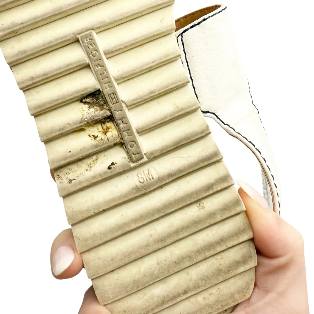 Tommy Hilfiger White Platform Sandals Women’s Size 8 - Image 8