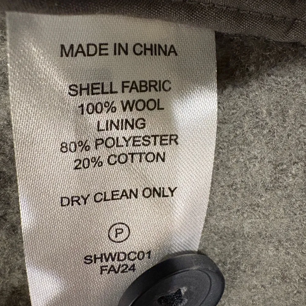 Quince merino wool shirt jacket shacket XS gray - Image 7