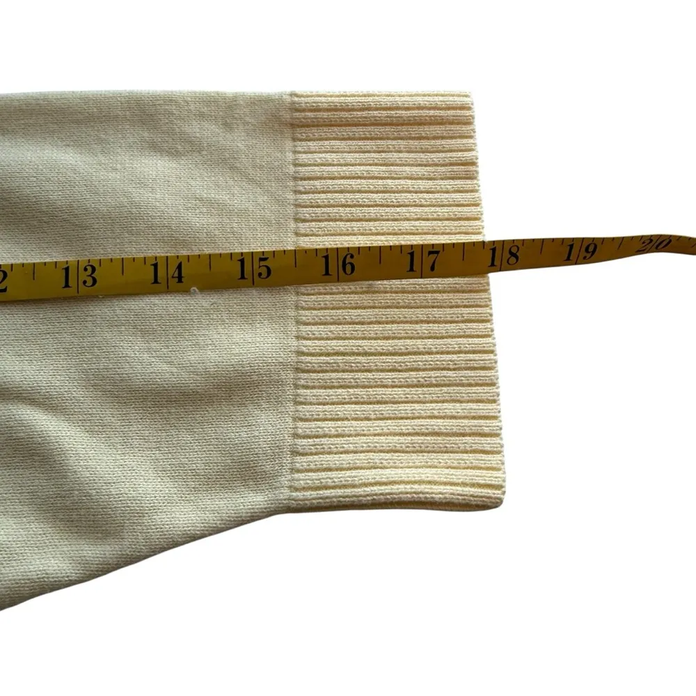 Christopher & Banks Womens Butter Yellow 3D Floral Beaded Bee Cardigan XL Spring - Image 7