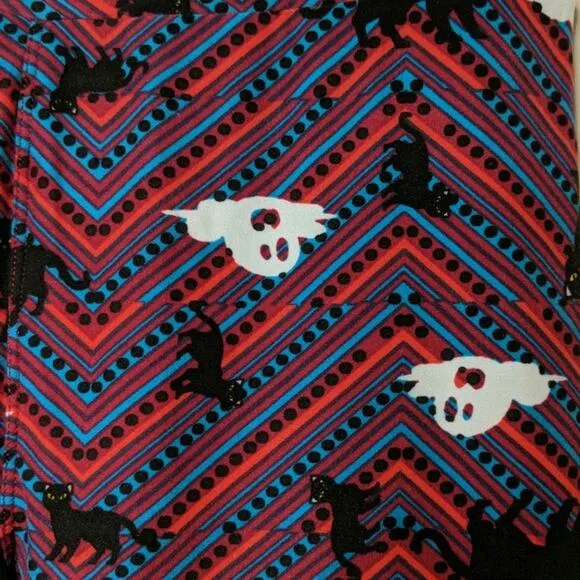 LuLaRoe Halloween Leggings - One Size - GUC - Image 2