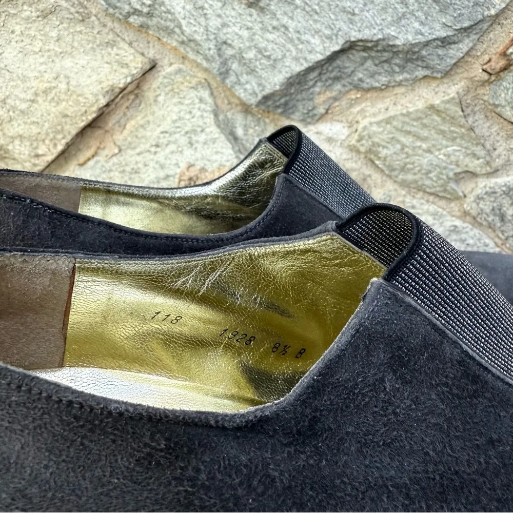 Walter Steiger 1980s Vintage Handmade Suede Designer Heels - Image 5