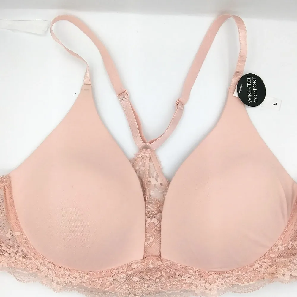 wire-free cross back lace bra Large - Image 6