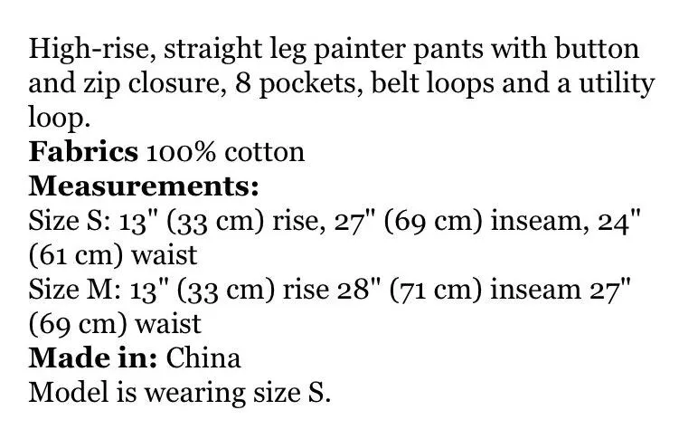 Brandy Melville Ariana Painter Pants - Image 10