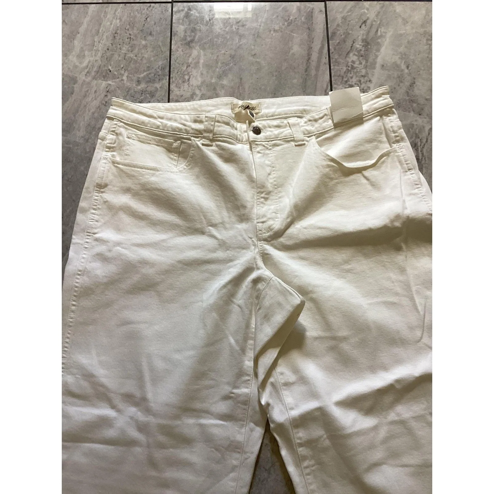 Madewell Flawed Pants 18W Perfect Vintage Wide-Leg Crop Jean High Rise Denim - Image 2