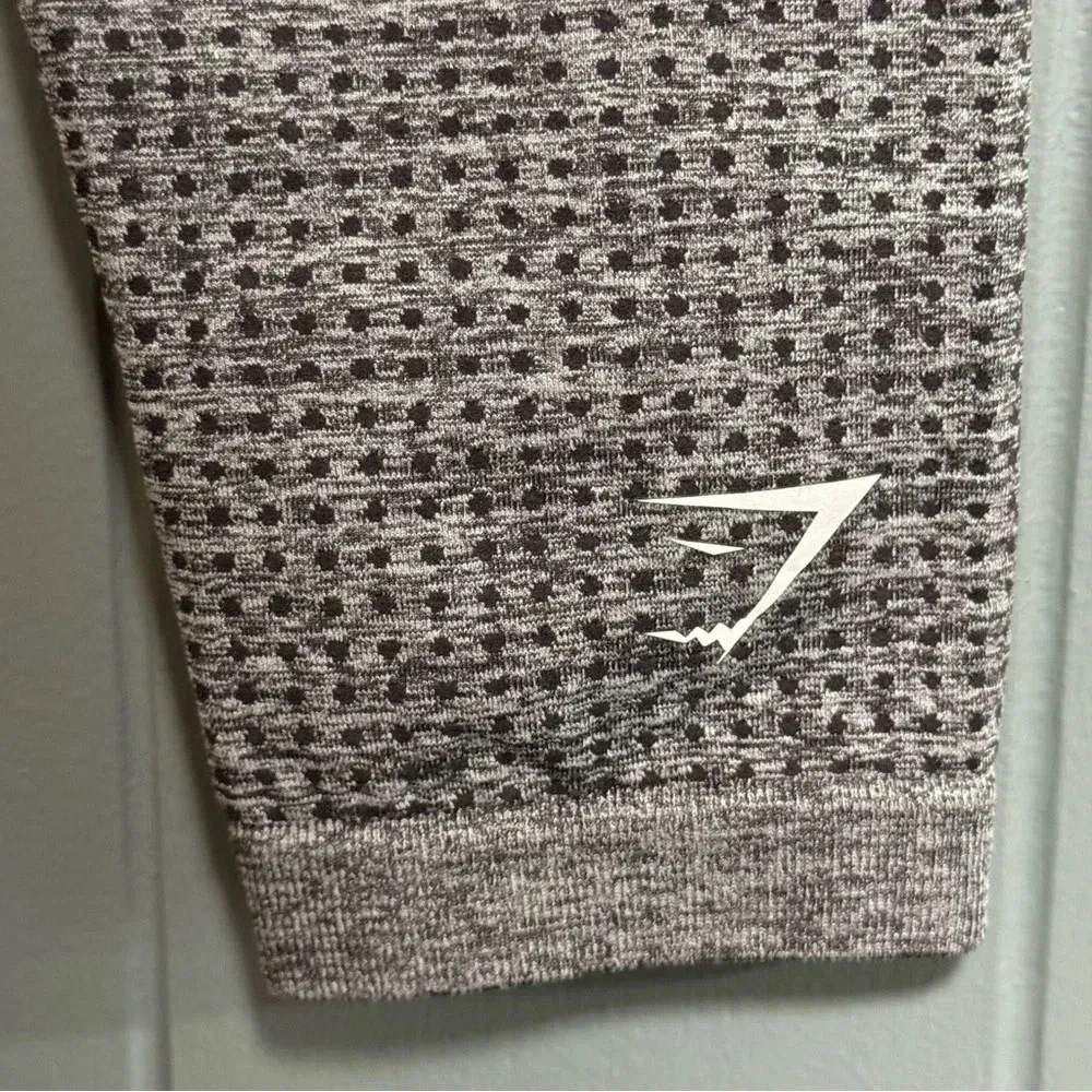 GYMSHARK Vital Seamless 2.0 High-waisted Moisture Wicking Leggings Gray Size XS - Image 4