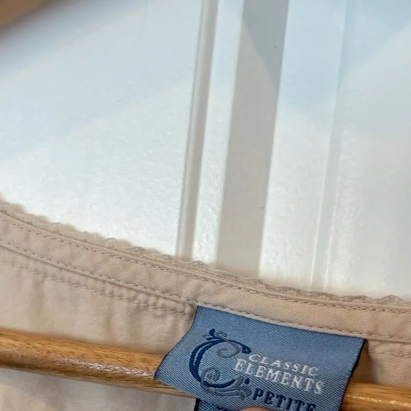 Classic‎ Elements Tan Tank Top Size Large Petite - Image 6