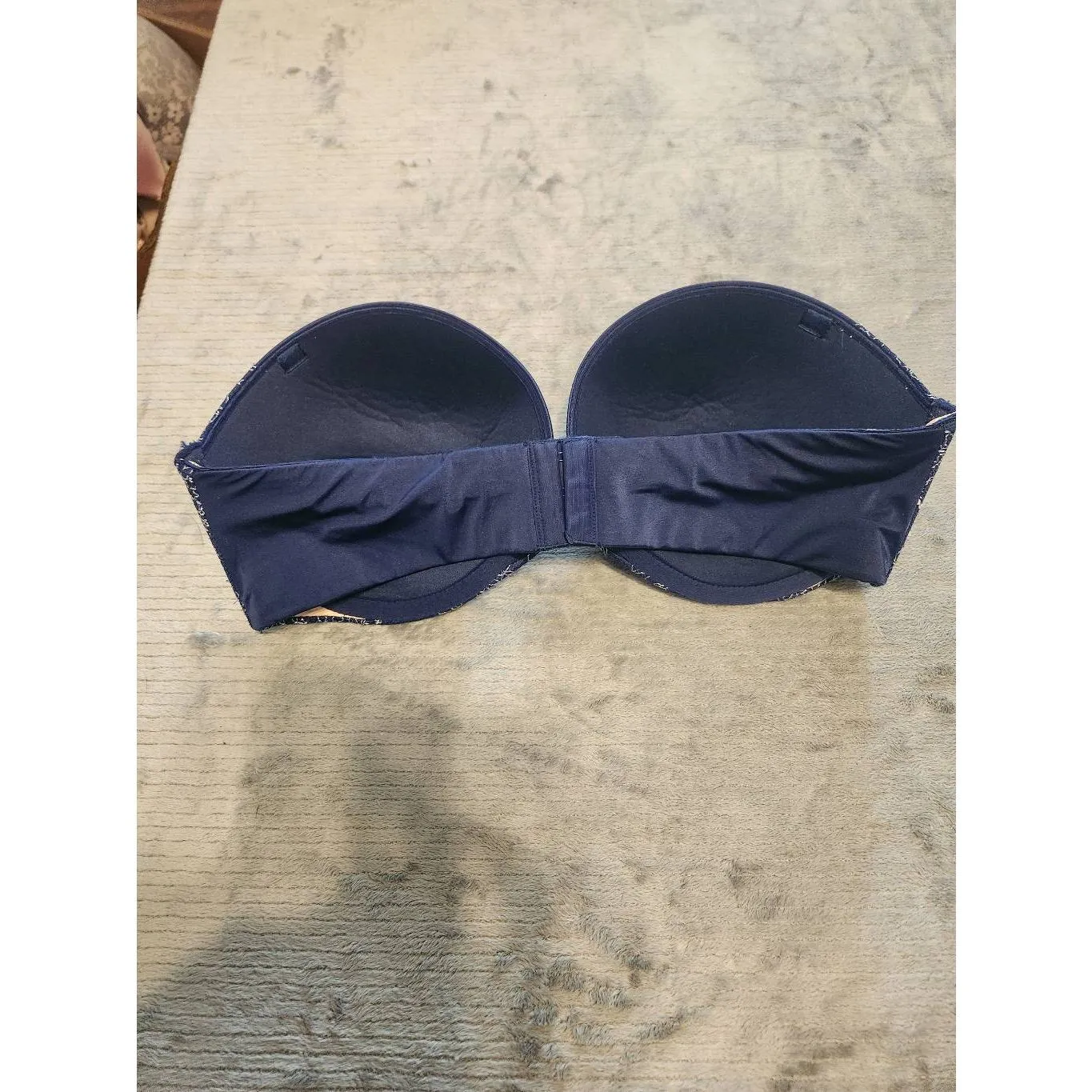 Victoria's Secret Very Sexy size 36D Blue Strapless Bra No Straps - Image 2