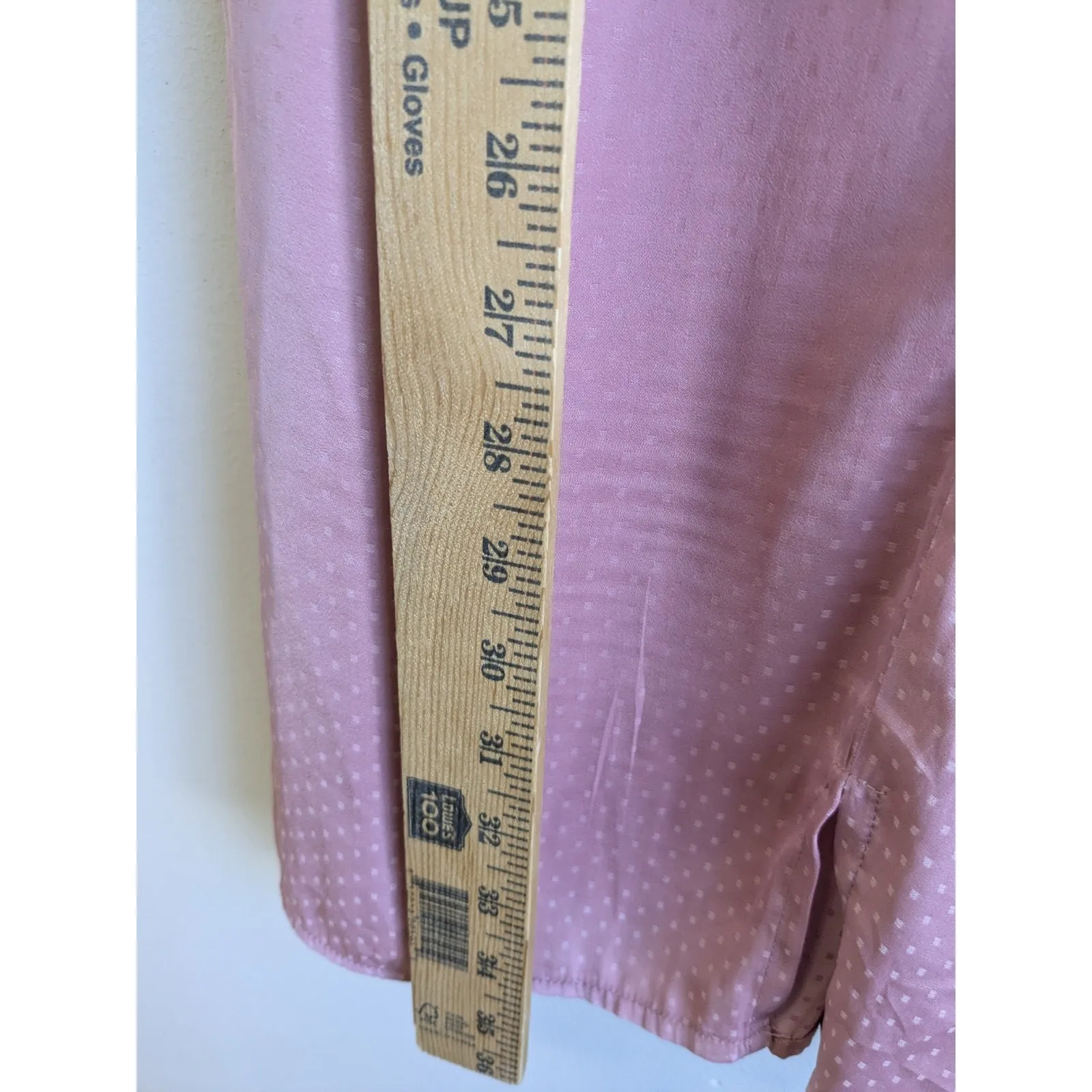 TOPSHOP Women's Mini Dress Short Sleeve V-Neck Tie Back Pink Size 8 - Image 11