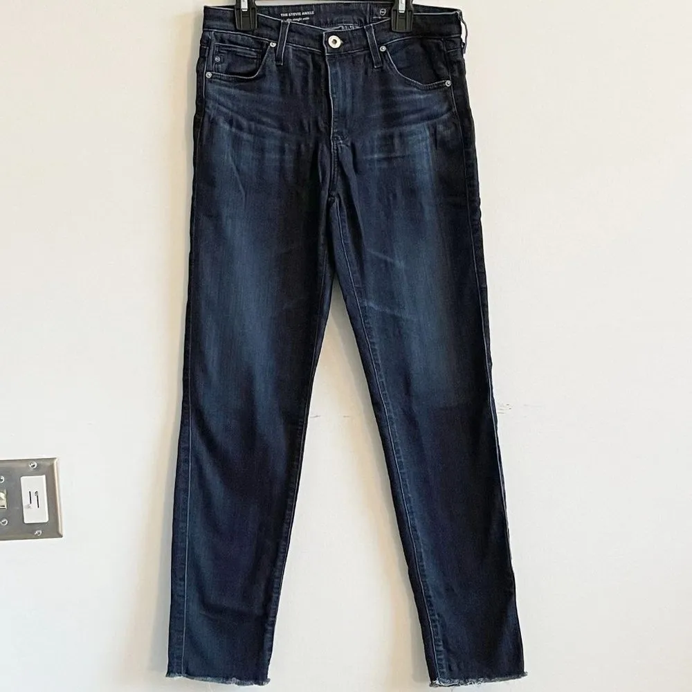 AG Adriano Goldschmied The Stevie Ankle Jeans (Raw Hem) - 26R - Image 27