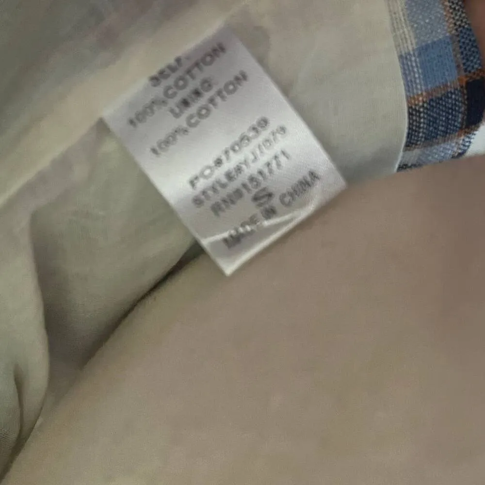 Gilli Plaid Women Blazer Sz S Preppy One Button Academia Checkered Soft Girl Y2K Blue - Image 12