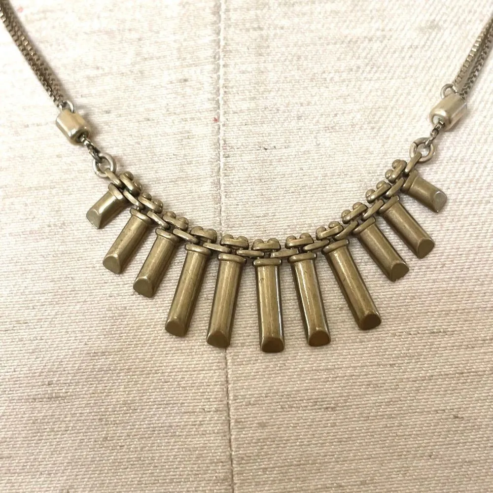 Gold tone dainty adjustable necklace - Image 2