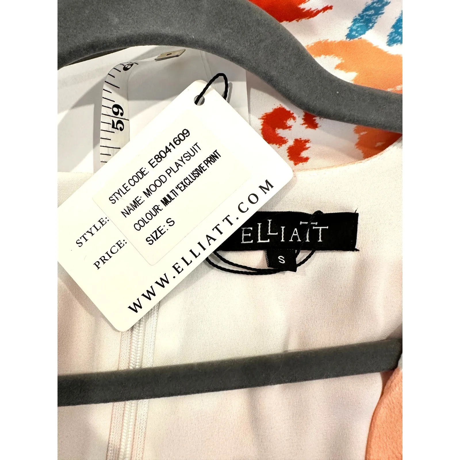 Elliatt Floral Pink and White Romper S - Image 11