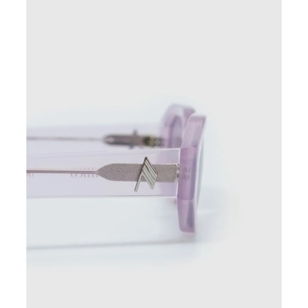 THE ATTICO X Linda Farrow Irene Sunglasses in Pink Silver With Case Womens - Image 14