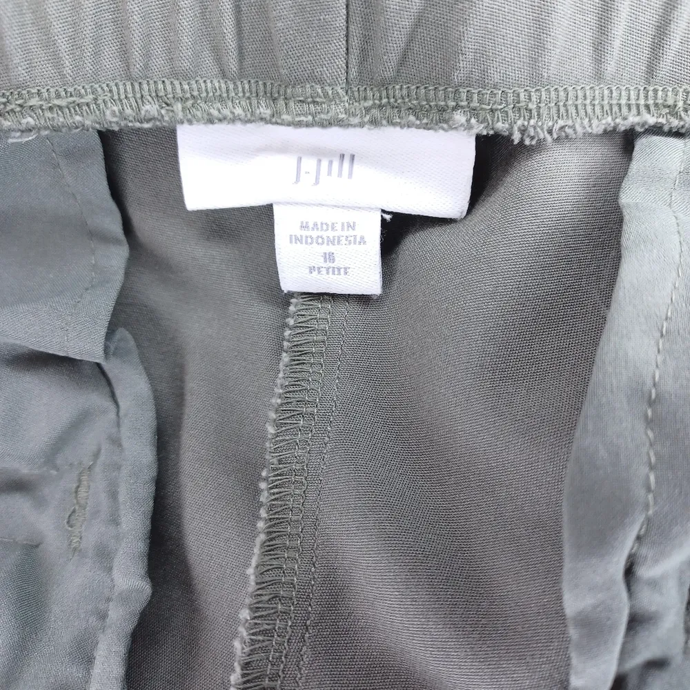 J.Jill Olive Green Pull On Cropped Pants - Image 14