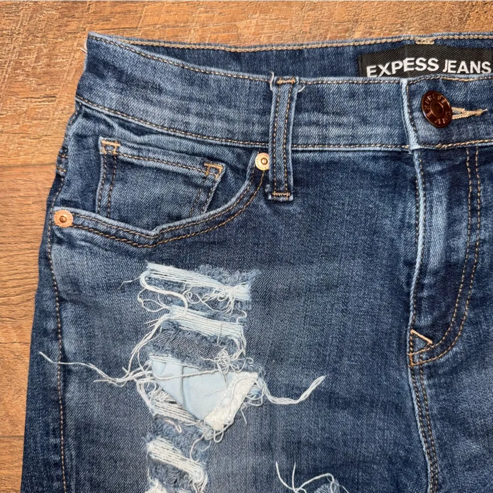 Express Jeans Cutoff Denim Shorts - Image 2