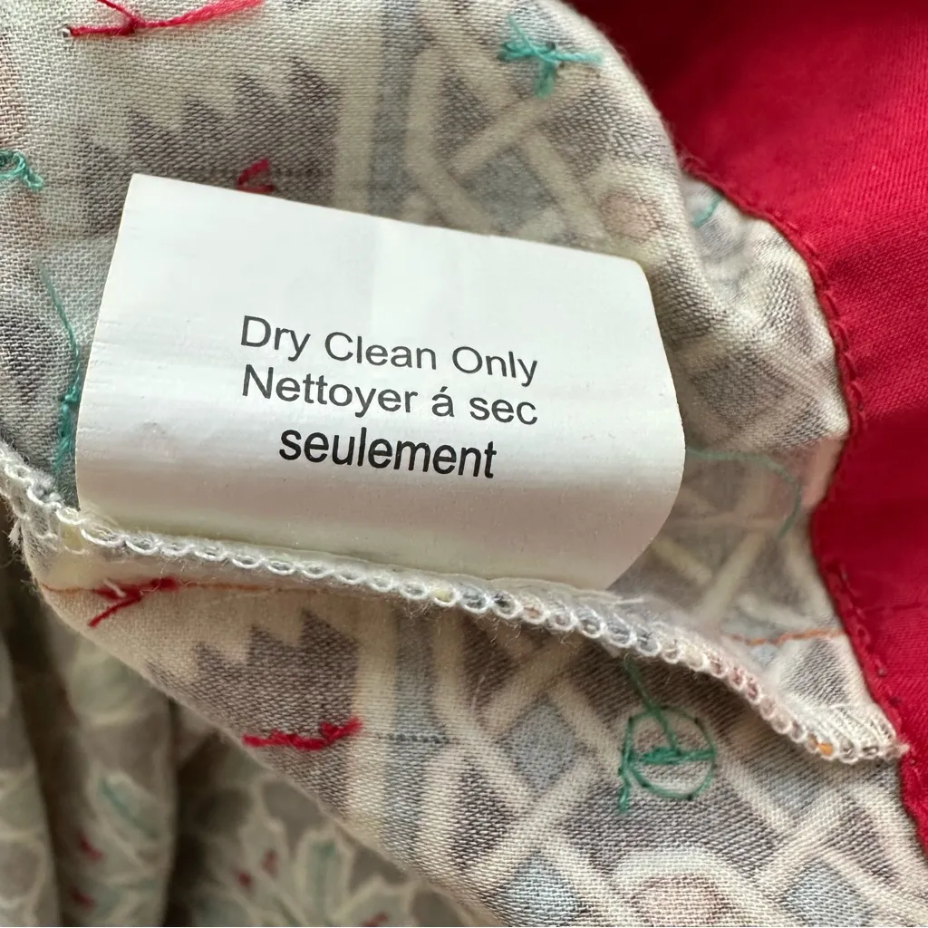 Anthropologie Tanvi Kedia Multicolor Beaded Bohemian Pleated Skirt Size 12 - Image 15