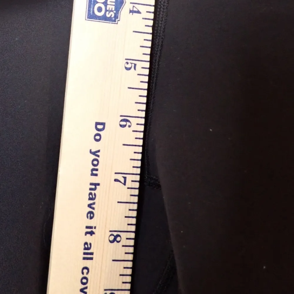 Lululemon Wunder Under Crop III Black / Tofino Teal / Alberta Lake size 6 - Image 9