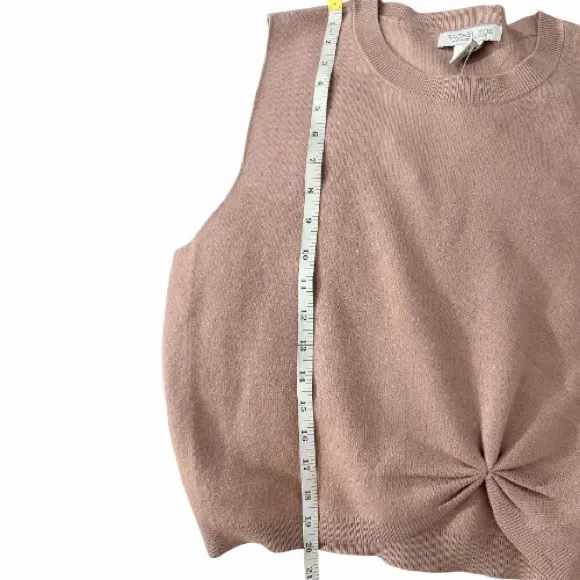 Rachel Zoe Beige Twist Tank Top size Large NWOT - Image 4
