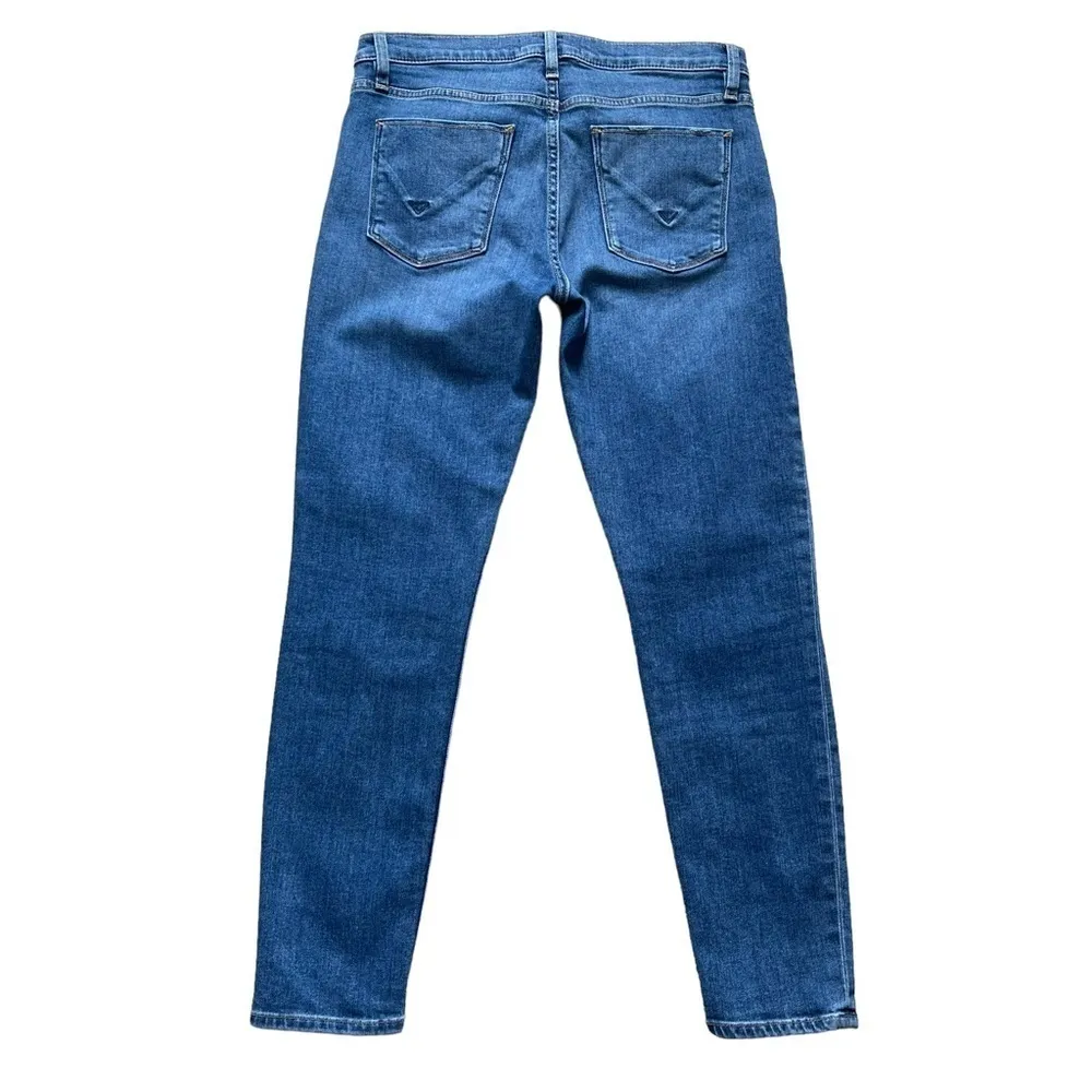 Hudson Jeans Women’s Nico Super Skinny Blue Denim Jeans Size 28 Step Hem - Image 5