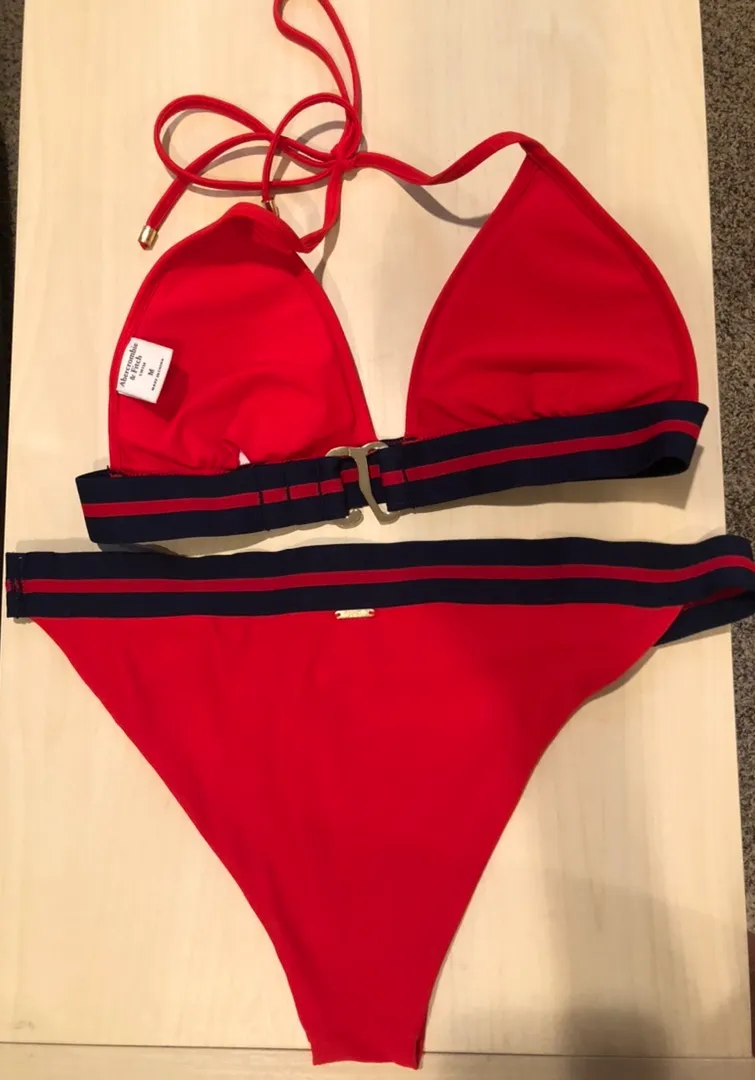Red  Two Piece Swimsuit - Image 2