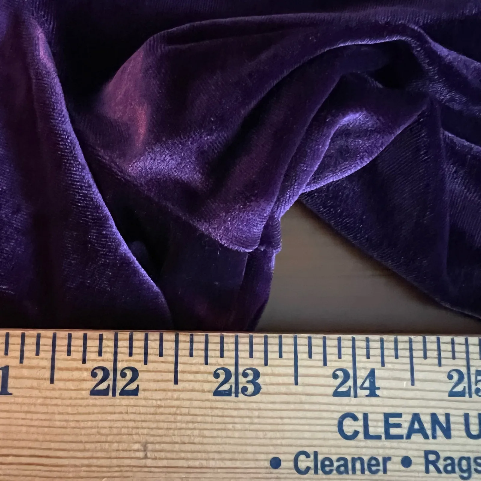 Quacker Factory Purple velour sequin Open Front jacket  XL *flaw Fairy Grunge - Image 11