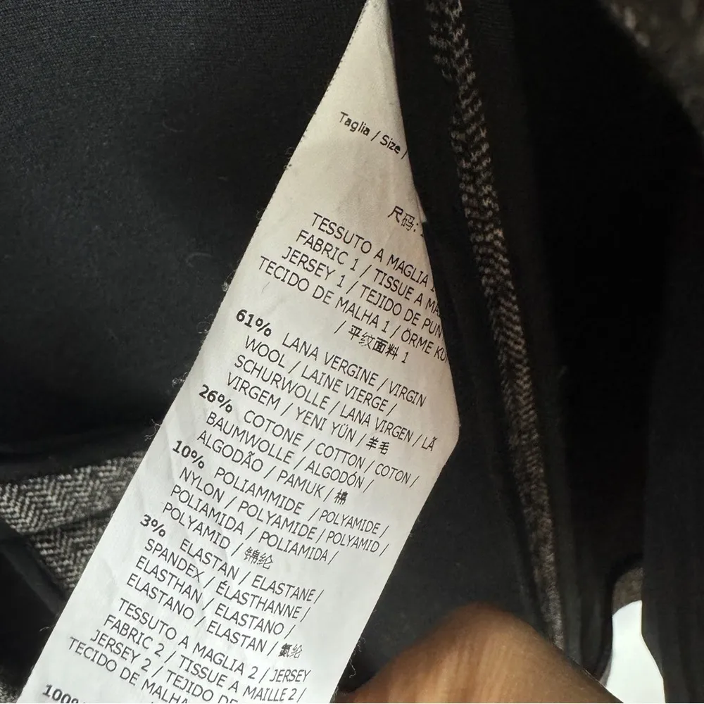 Sportmax Max Mara gray wool blend blazer Black Size M - Image 14