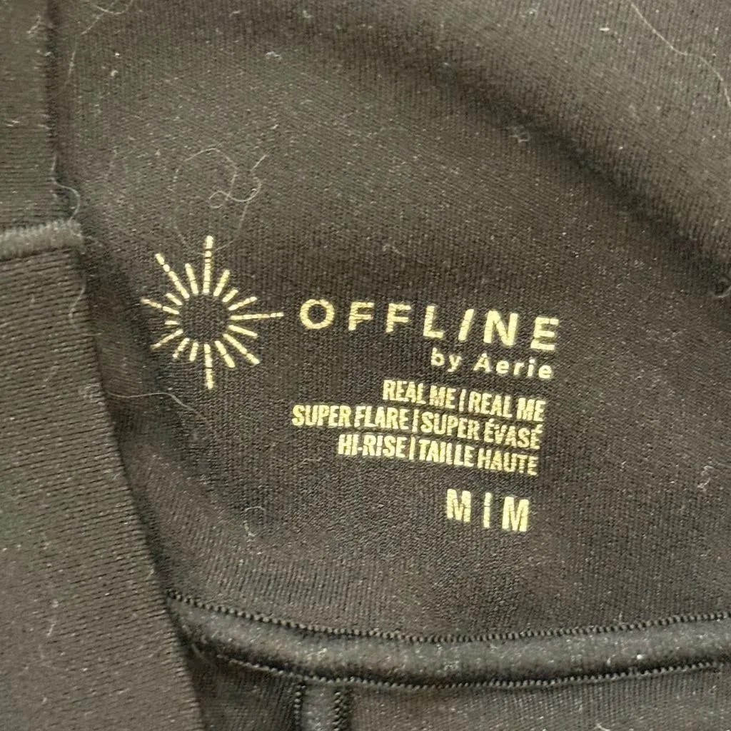 Aerie Black Flare Leggings - Image 2