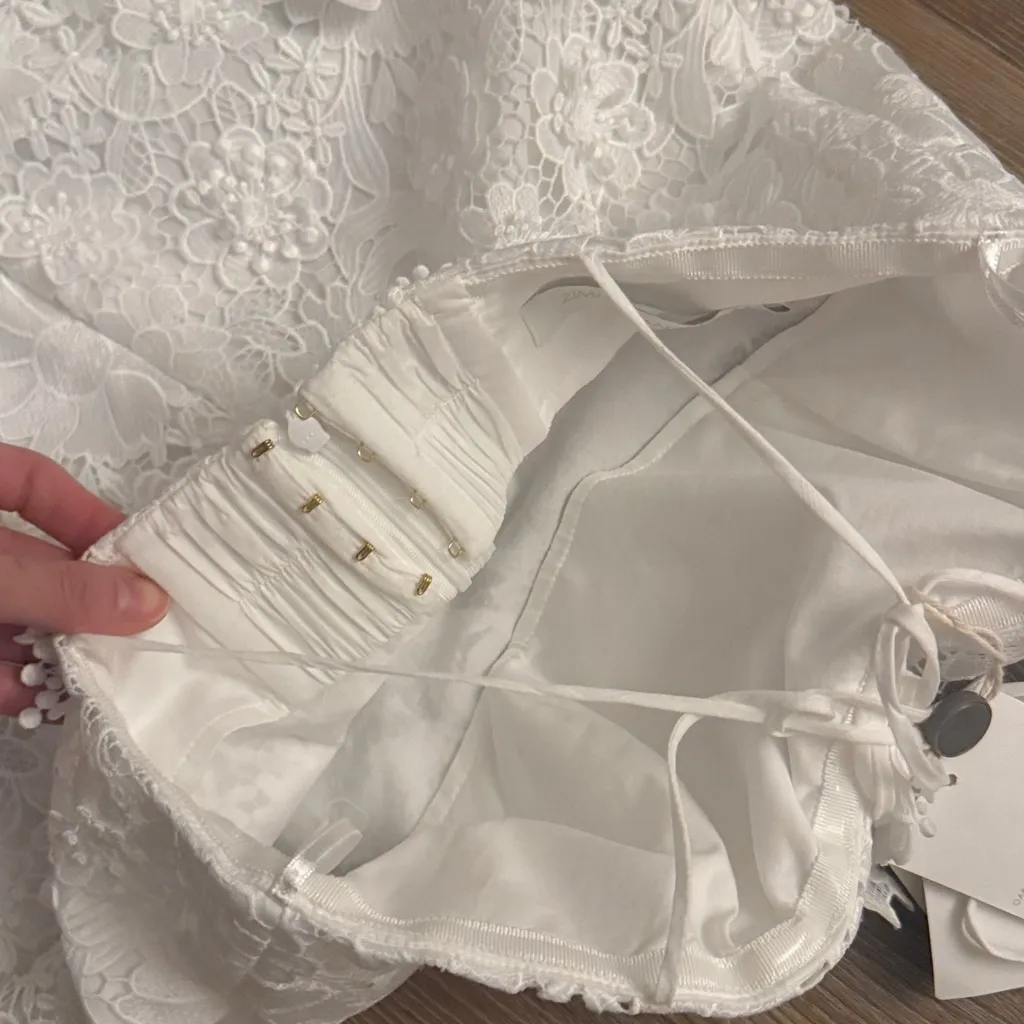 NWT Zimmermann Raie White Flower Lace Dress - Image 8