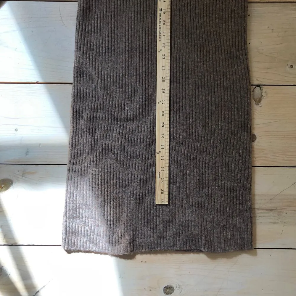 Vero Moda NWT Women's Vmbritany Split Dress V-Neck Sweater Dress Brown Size M - Image 9