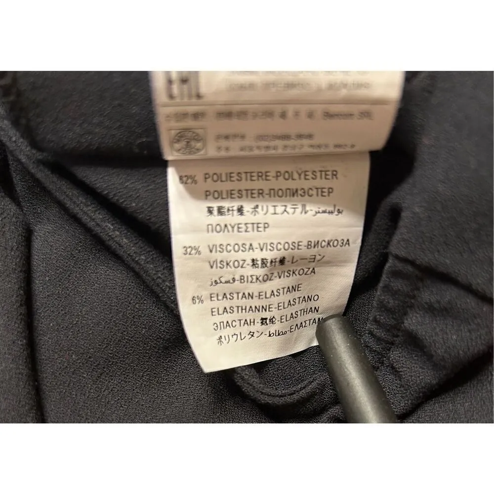 Stile Benetton Womens Knee Length Dress Black Size Large - Image 5