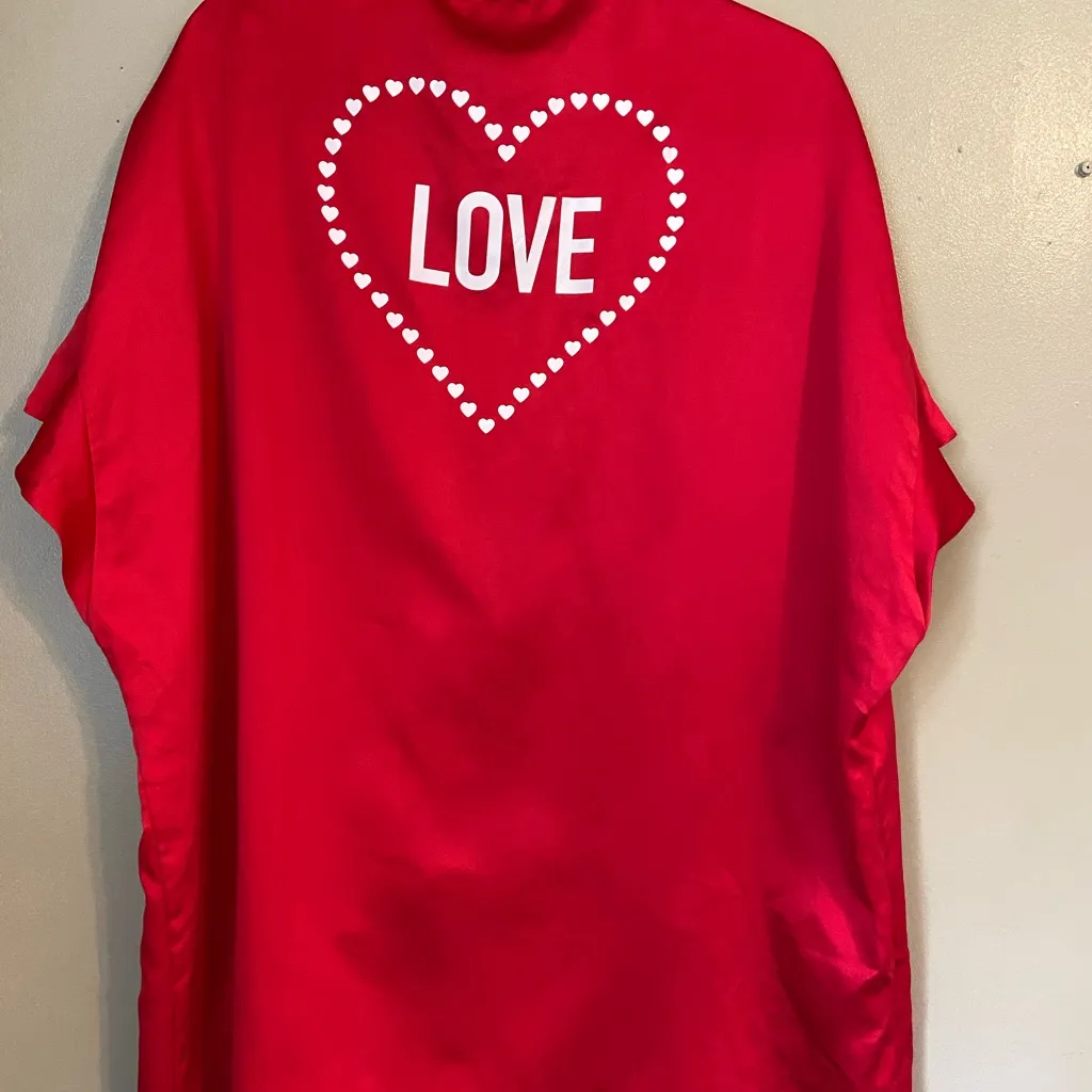 Victoria’s Secret red love robe one size - Image 6