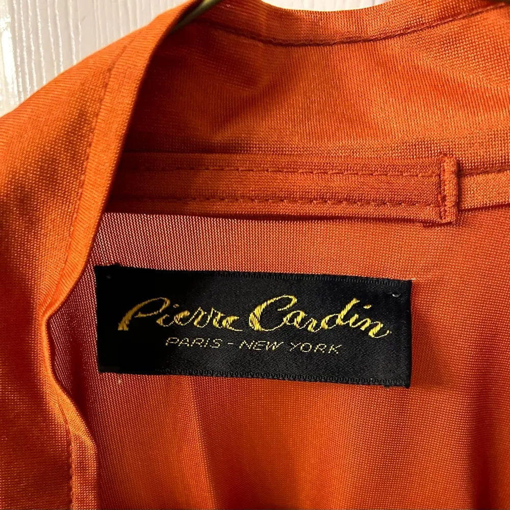 Pierre Cardin Vintage orange  
Robe with pockets - Image 4