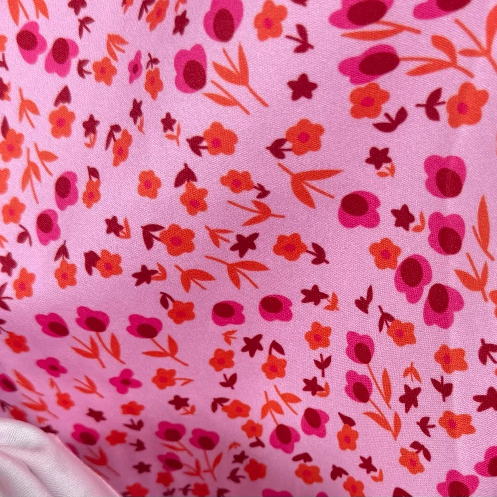 Feminine Cottagecore Pink Dress Romantic Garden Barbie Summer Babydoll Sundress Size L - Image 11