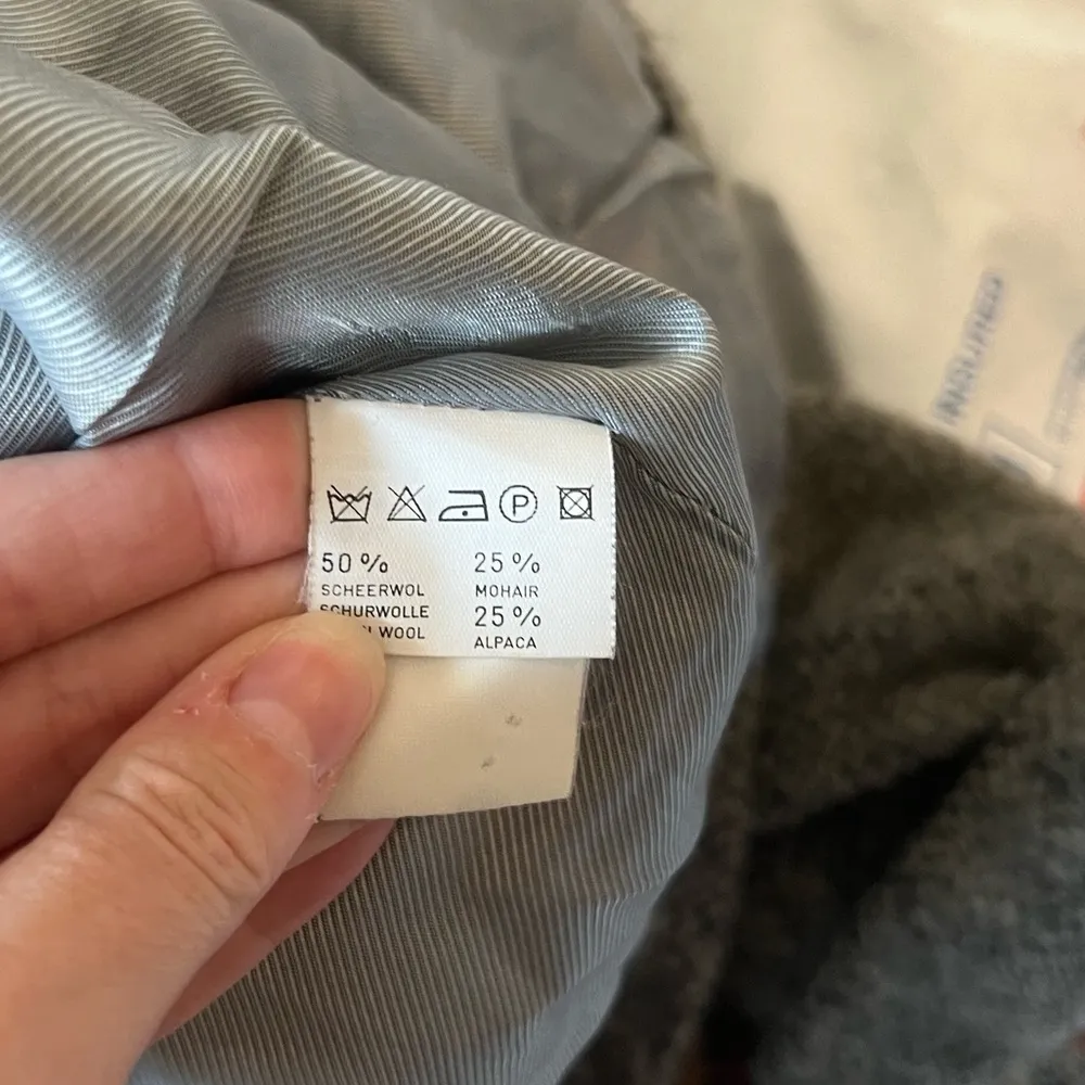 Vintage Vernissage hooded wool jacket. EUC. Gray Size undefined - Image 6