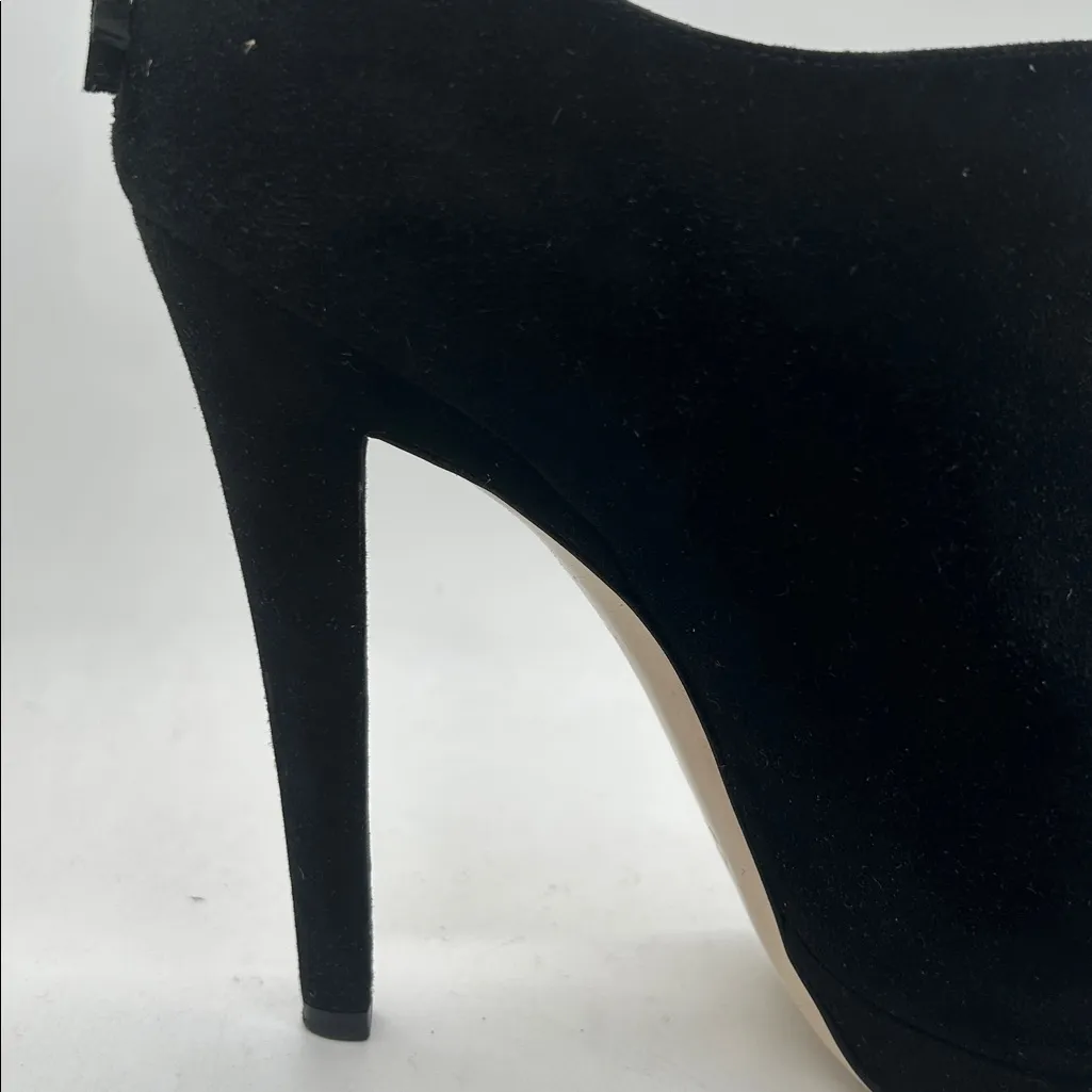 Miu Miu Sexy Black Suede Stiletto Heel Ankle Boots Shoes **Size 37.5/US 7.5** 🔥🔥 - Image 7