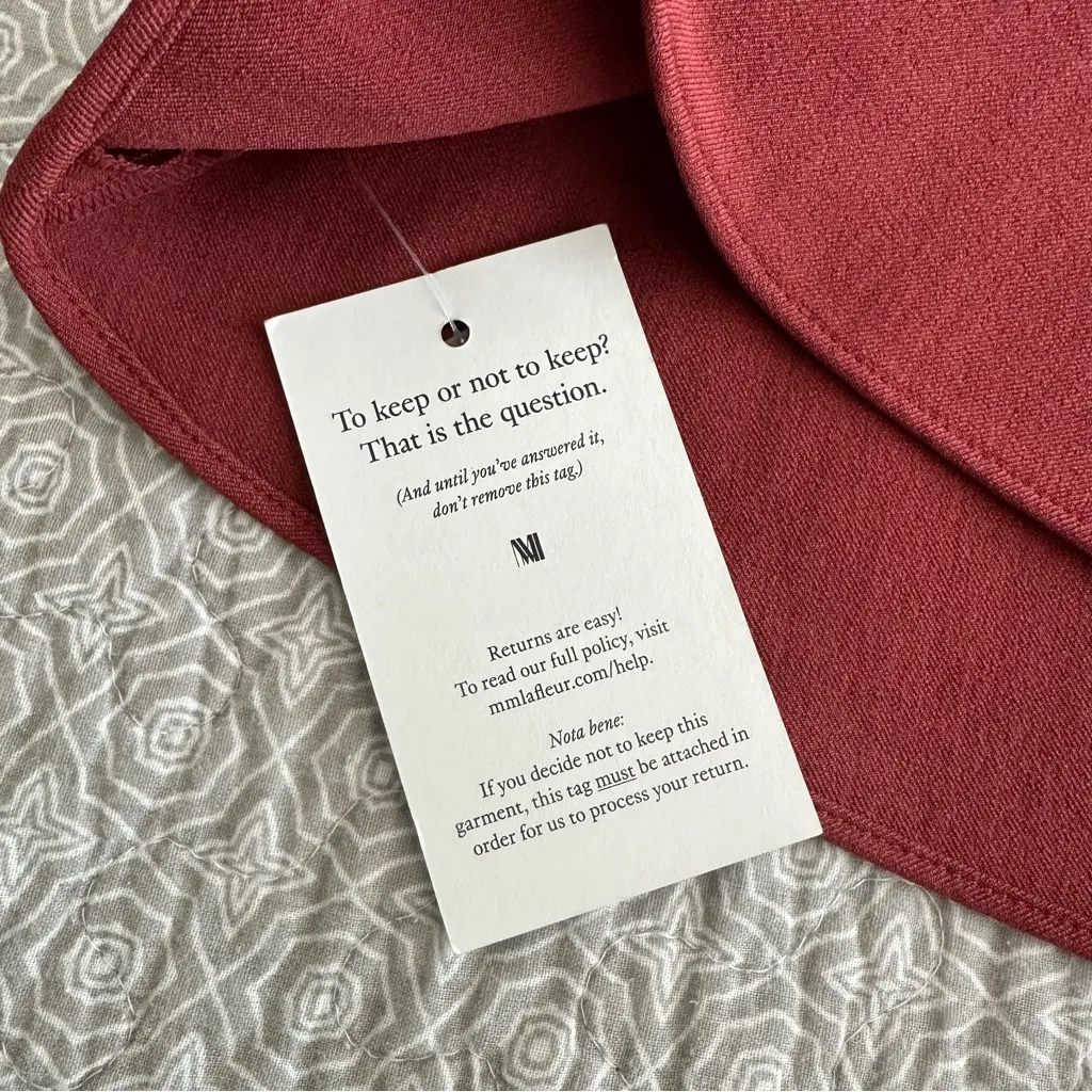 NEW! M.M. LAFLEUR Pauline Dress Brick Red Work Career Size 12 - Image 12