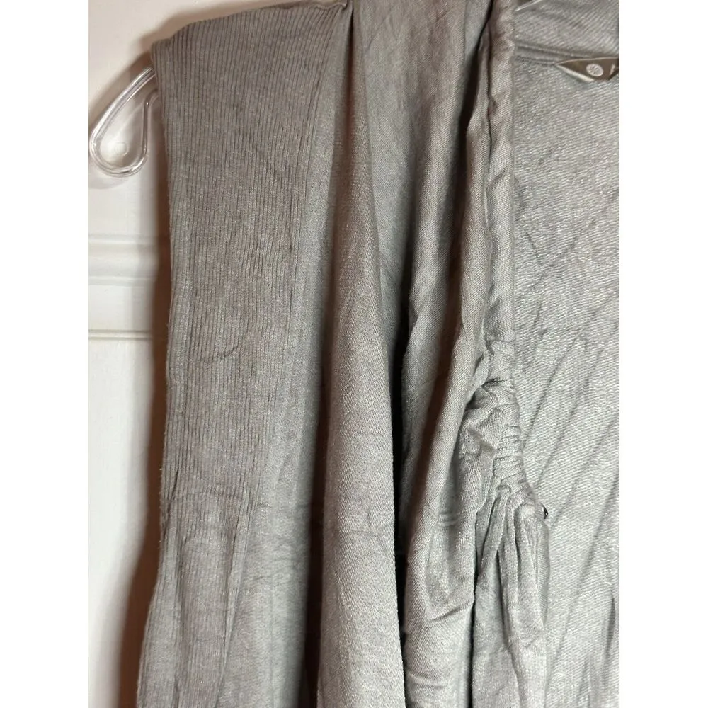 NEW‎ Athleta Women Mindset Vest Soft High Low Relaxed Fit Top Sand Gray XS - Image 6