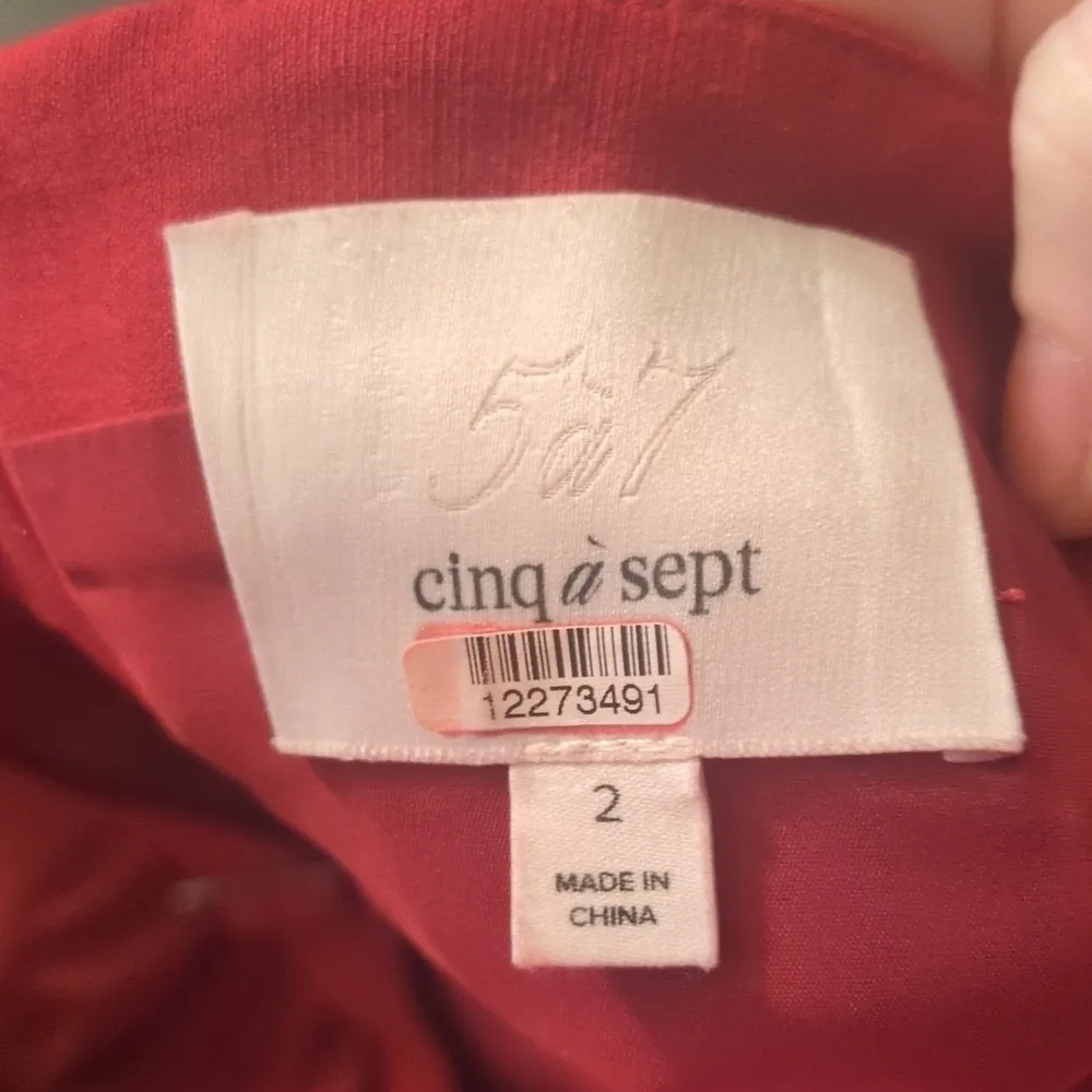 Cinq a Sept Dakota red dress size 2 - Image 5