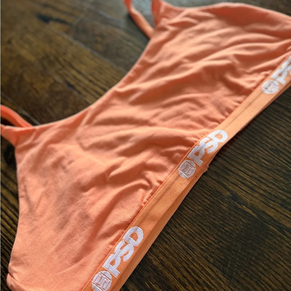 PSD Coral Bralette Orange Size XL - Image 2