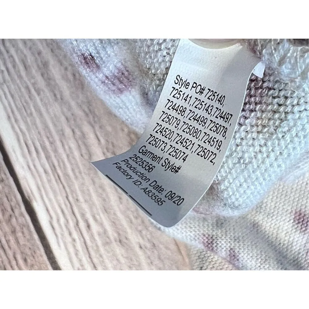 Maurices Prairie‎ Floral Soft Yellow Henley Knit Top SMALL Casual Coquette NWT - Image 9